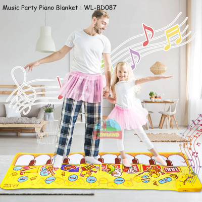 Music Party Piano Blanket : WL-BD087